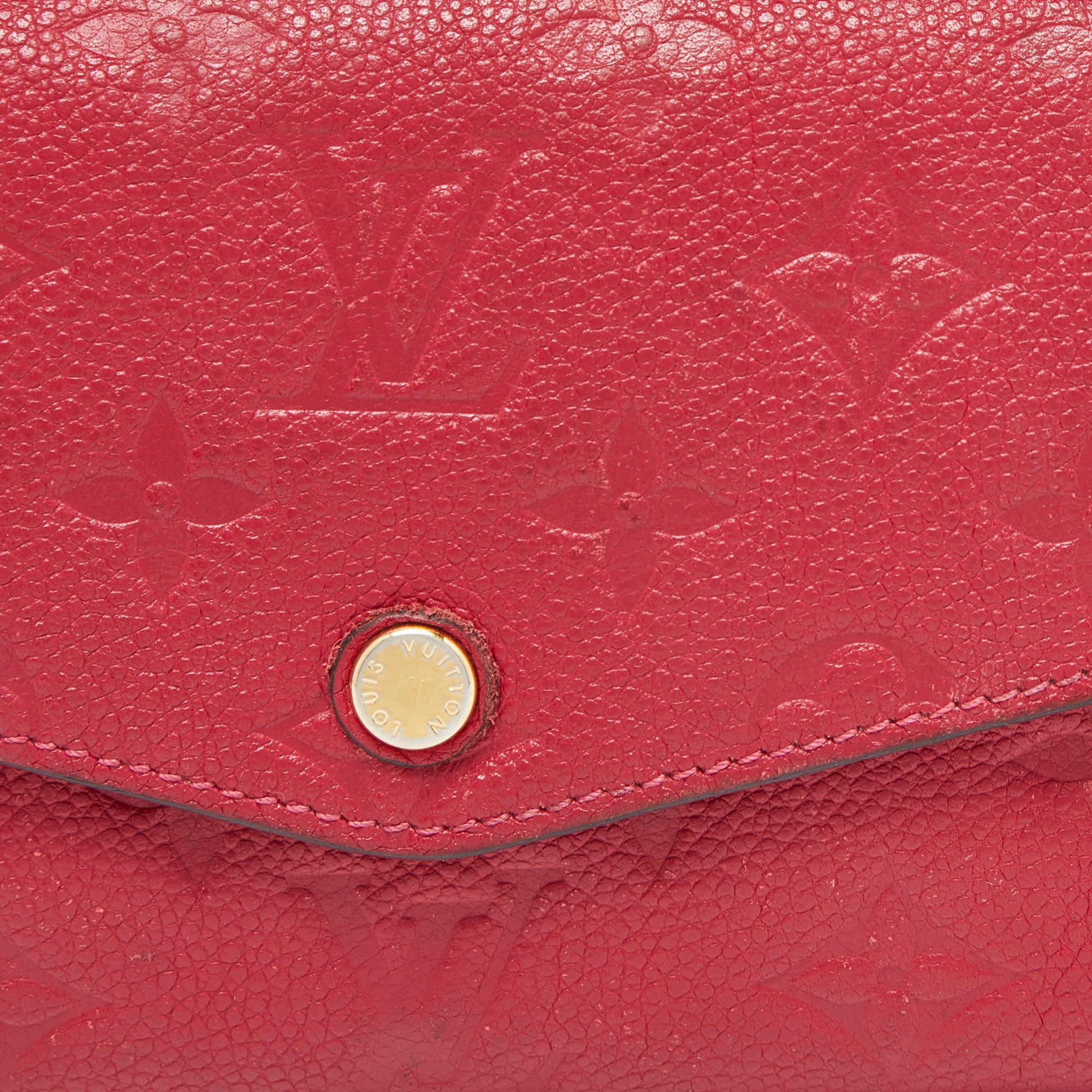 Louis Vuitton Jaipur Monogram Empreinte Leather Curieuse Wallet For Sale 7