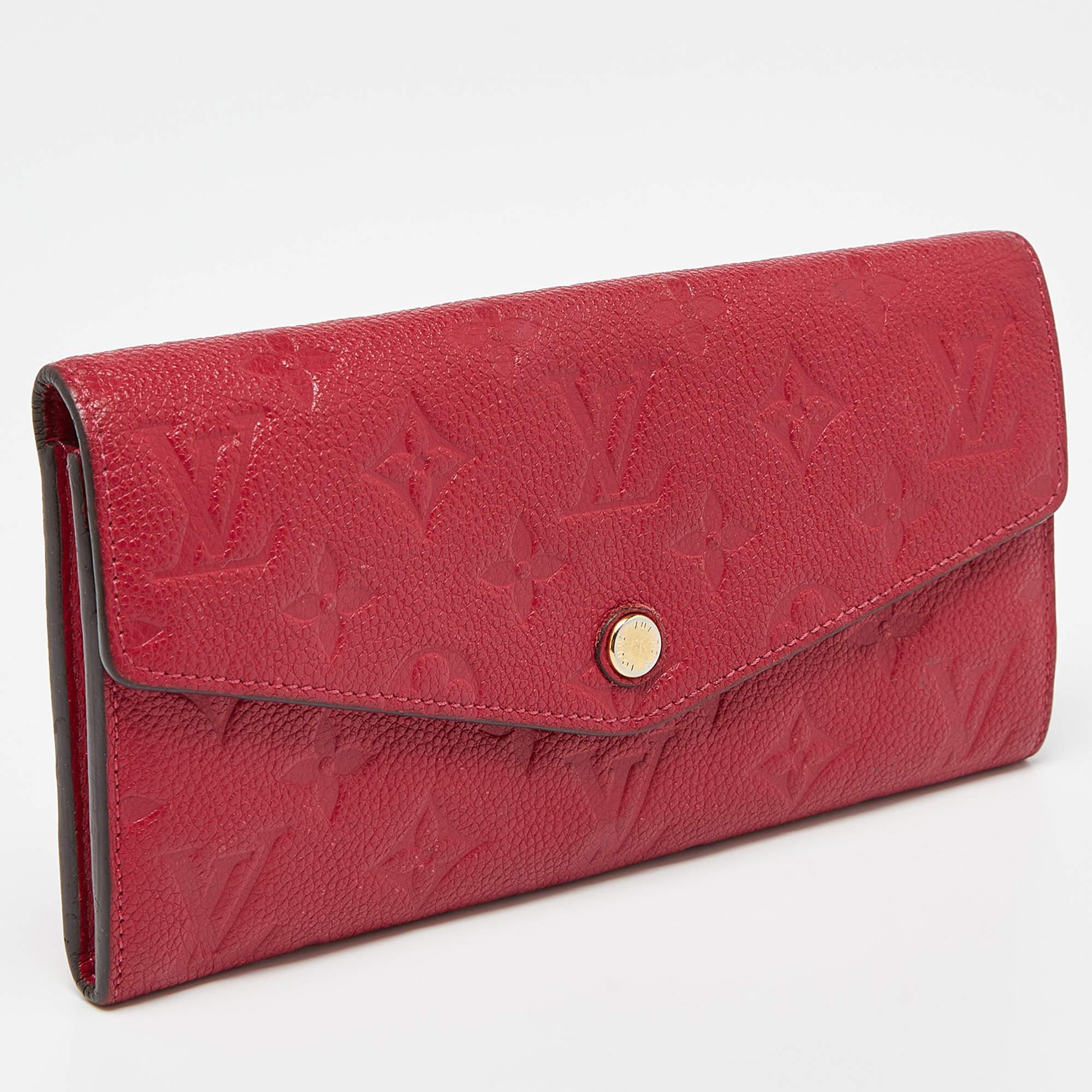 Louis Vuitton Jaipur Monogram Empreinte Leather Curieuse Wallet For Sale 8