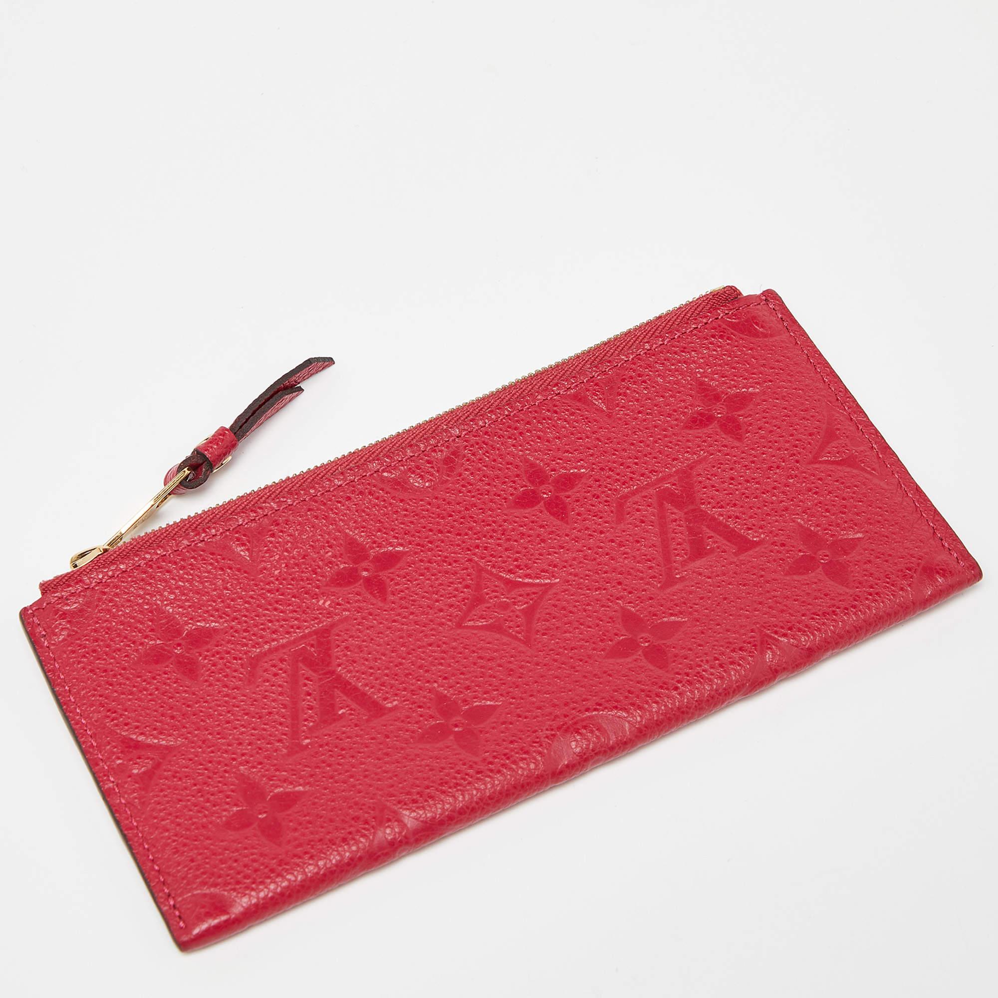 Louis Vuitton Jaipur Monogram Empreinte Leather Curieuse Wallet For Sale 2