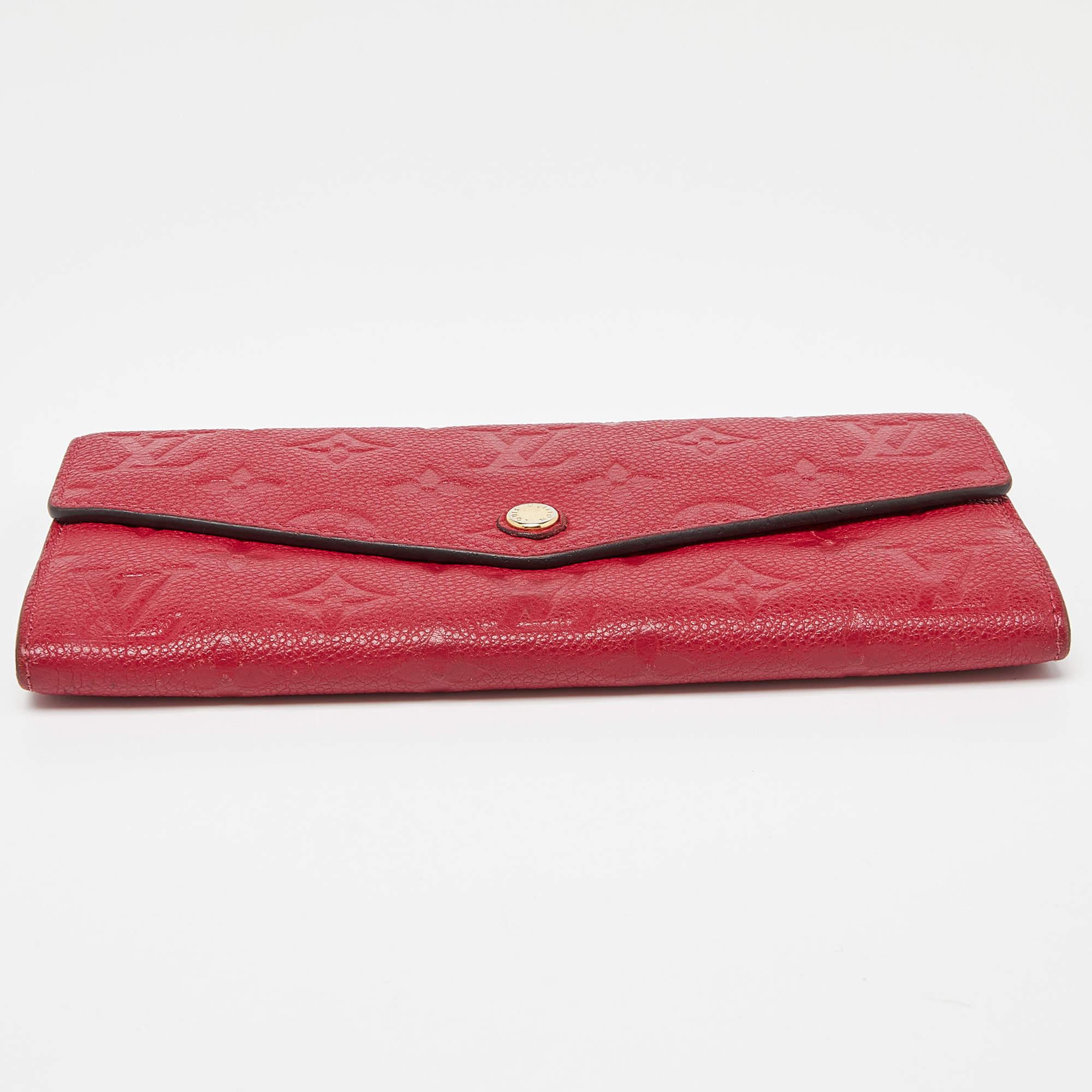 Louis Vuitton Jaipur Monogram Empreinte Leather Curieuse Wallet For Sale 3