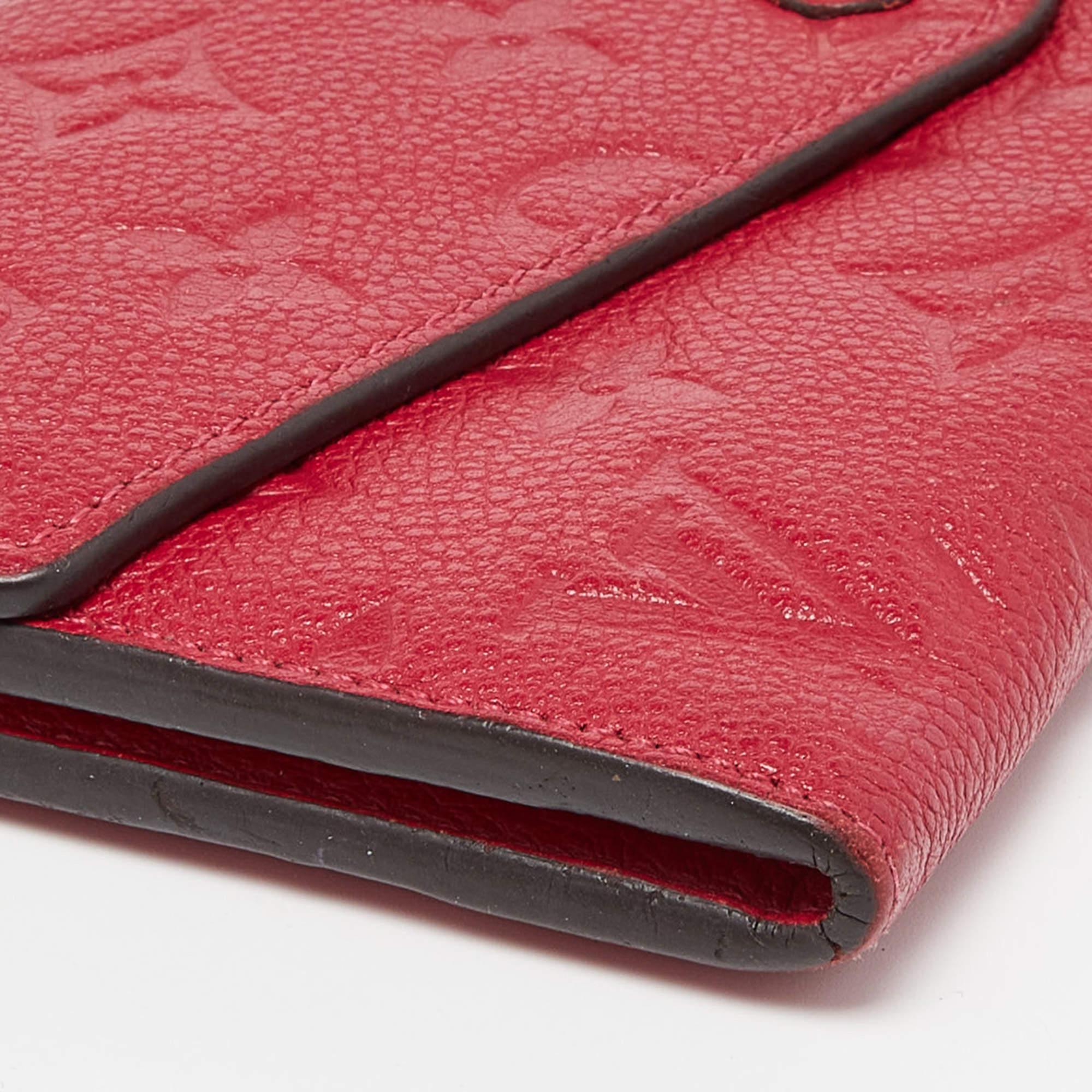 Louis Vuitton Jaipur Monogram Empreinte Leather Curieuse Wallet For Sale 4