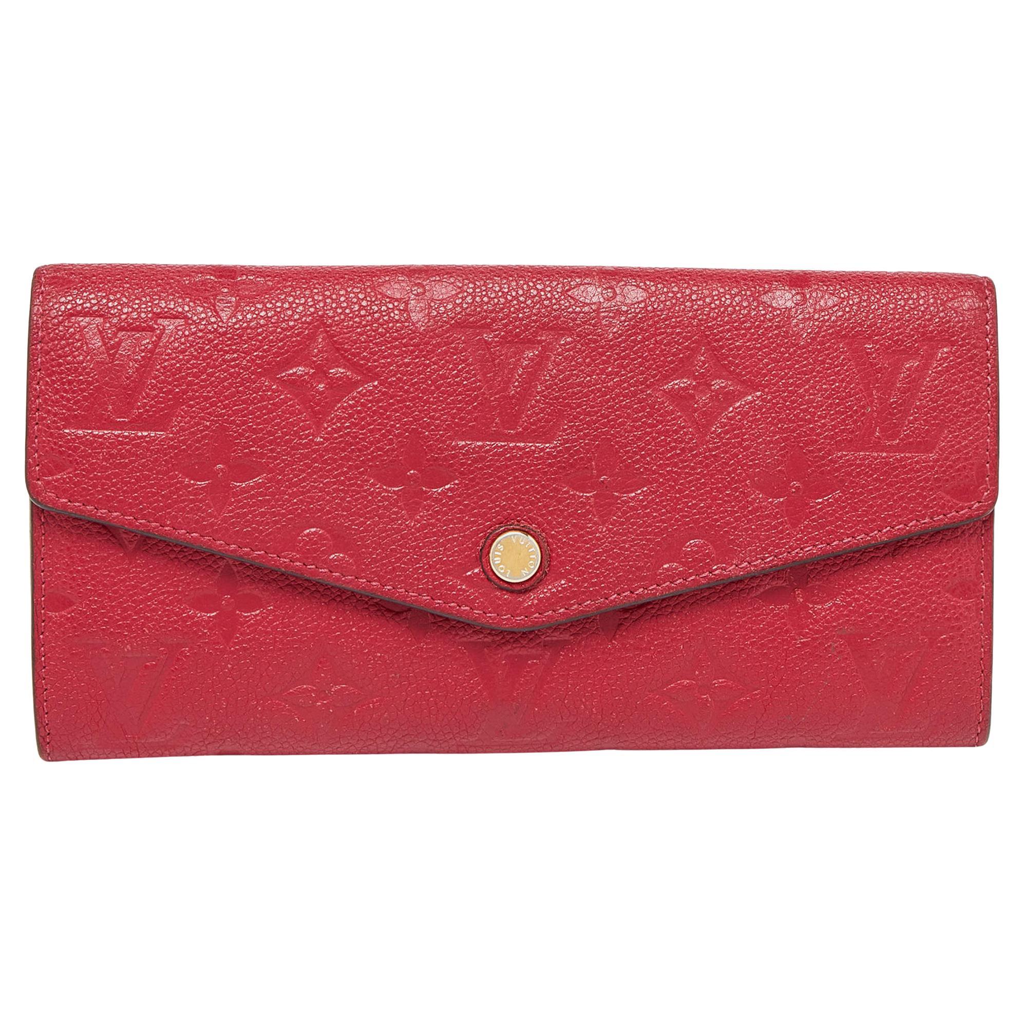 Louis Vuitton Jaipur Monogram Empreinte Leather Curieuse Wallet For Sale