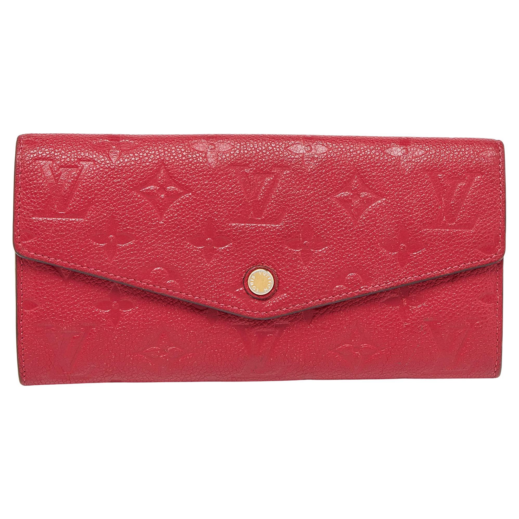 Louis Vuitton Jaipur Monogramm Empreinte Leder Curieuse Brieftasche aus Jaipur