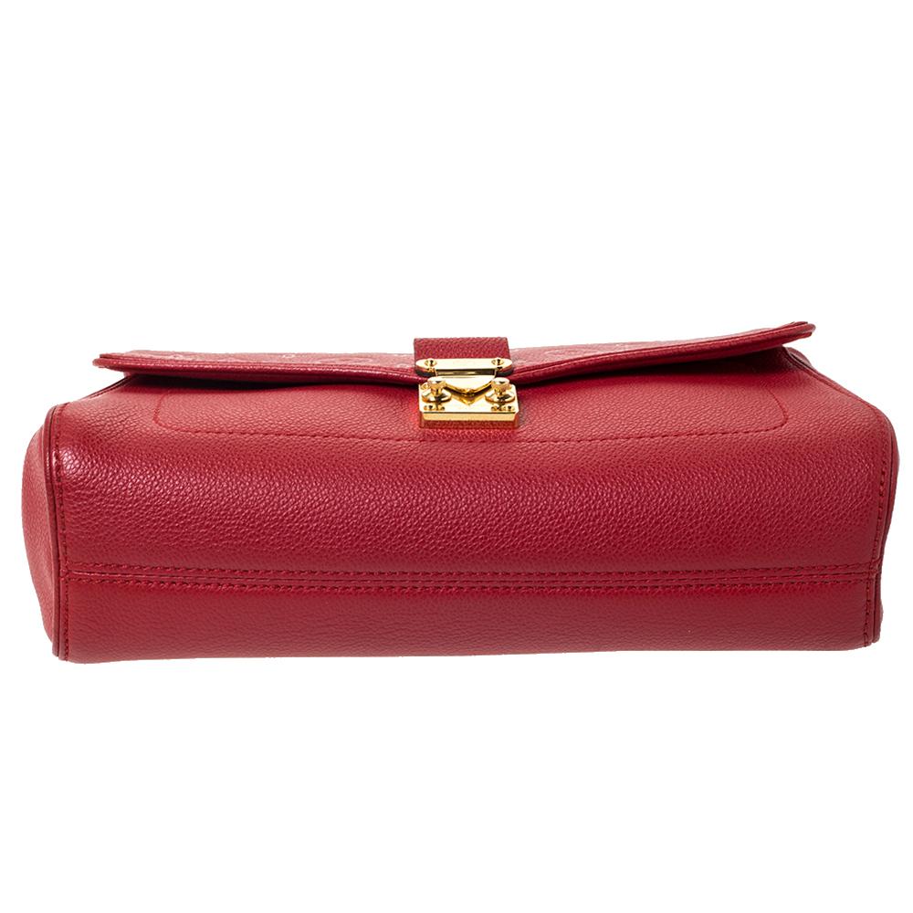 Red Louis Vuitton Jaipur Monogram Empreinte Leather St. Germain PM Bag
