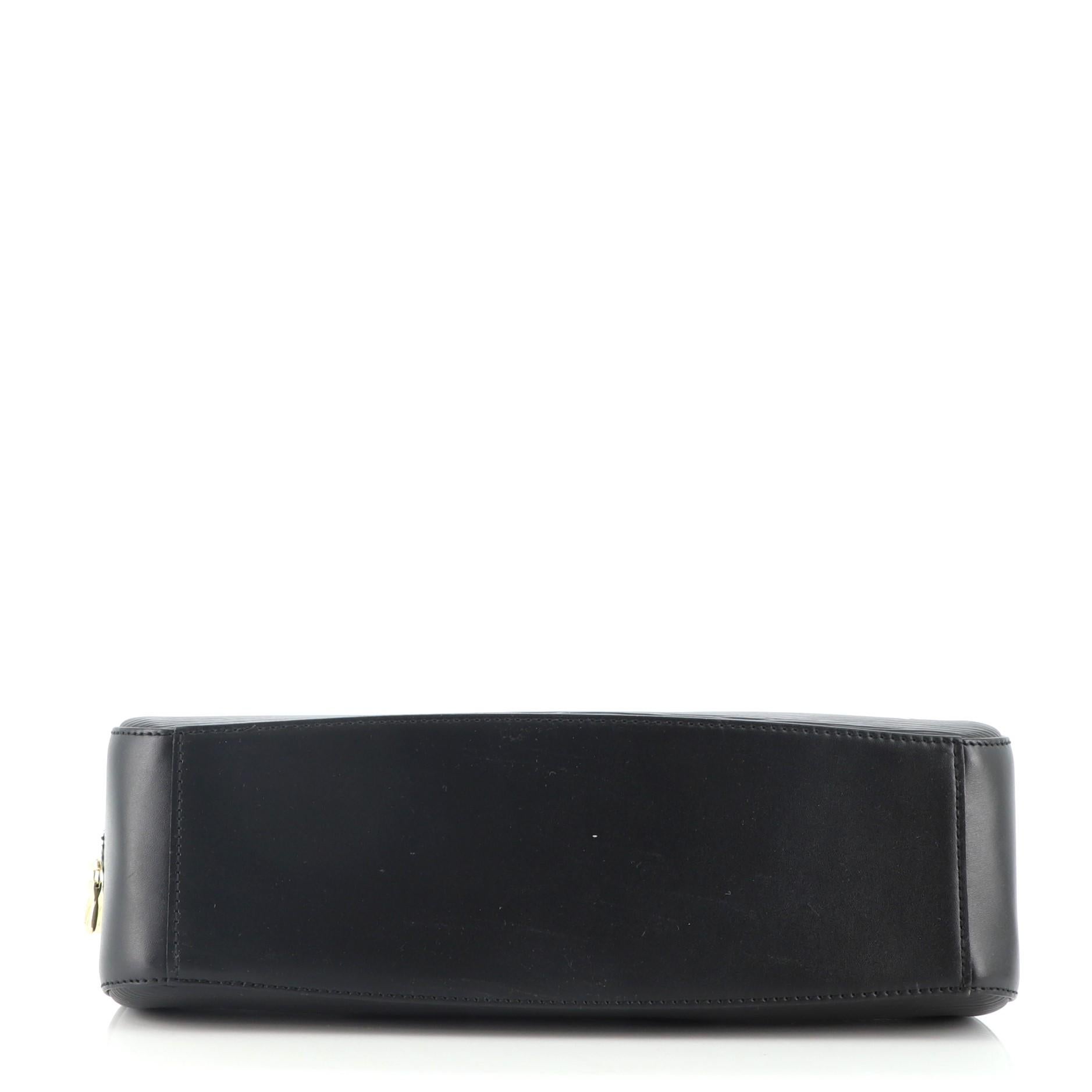 Black Louis Vuitton Jasmin Bag Epi Leather