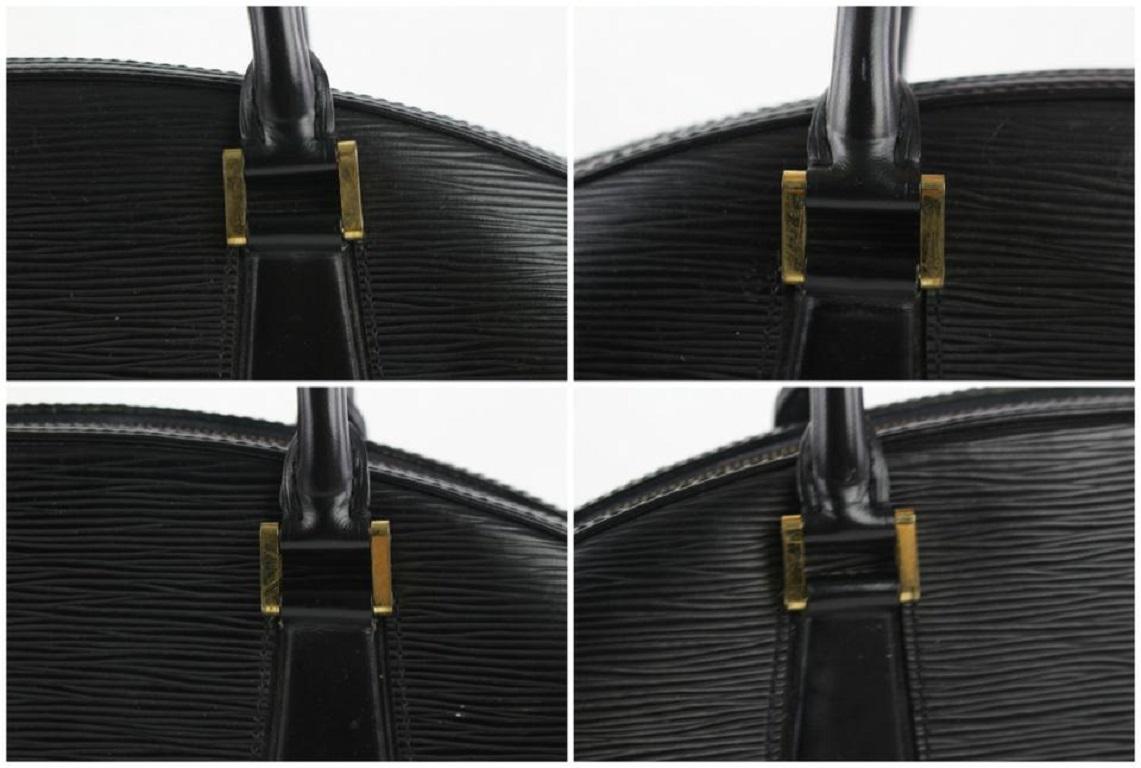 Louis Vuitton Jasmin Bowler 8lz0918 Black Leather Satchel For Sale 6