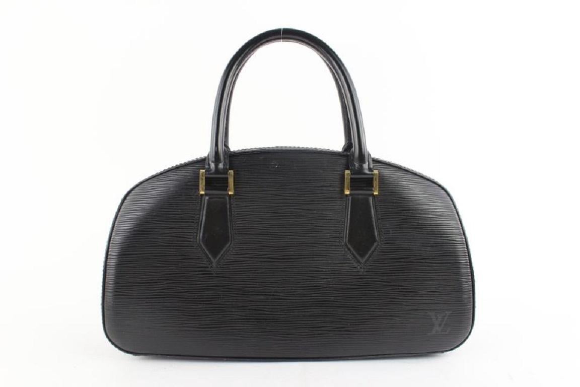 Louis Vuitton Jasmin Bowler 8lz0918 Black Leather Satchel For Sale 2