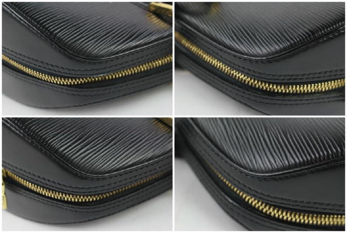 Louis Vuitton Jasmin Bowler 8lz0918 Black Leather Satchel For Sale 5