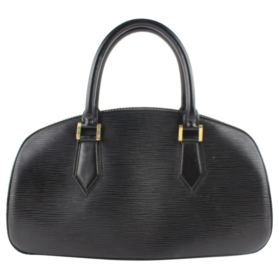 Louis Vuitton Jasmin Bowler 8lz0918 Black Leather Satchel