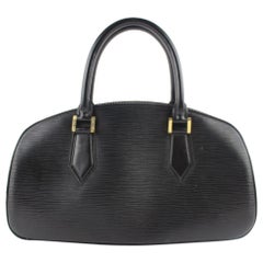 Louis Vuitton Jasmin Bowler 8lz0918 Black Leather Satchel