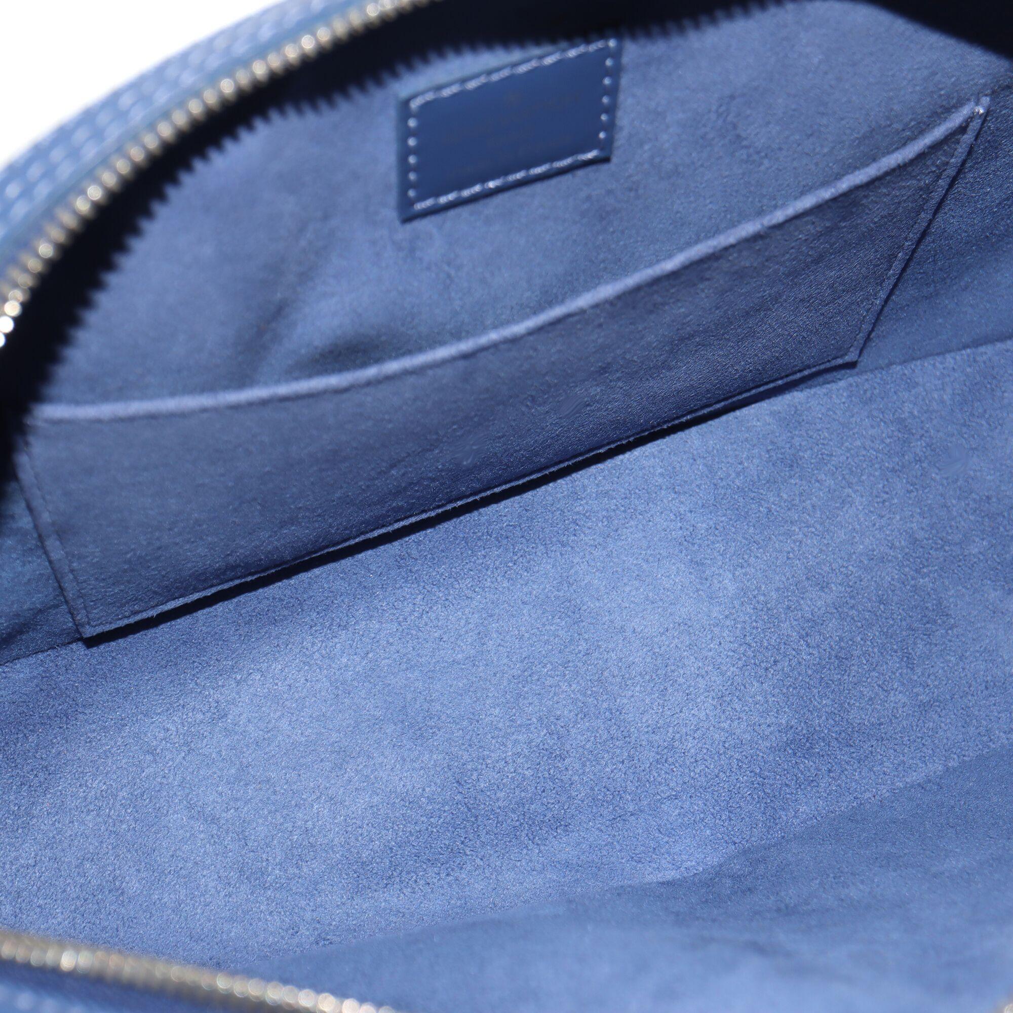 Louis Vuitton Jasmin Epi Blue Leather Hobo Ladies Bag  1