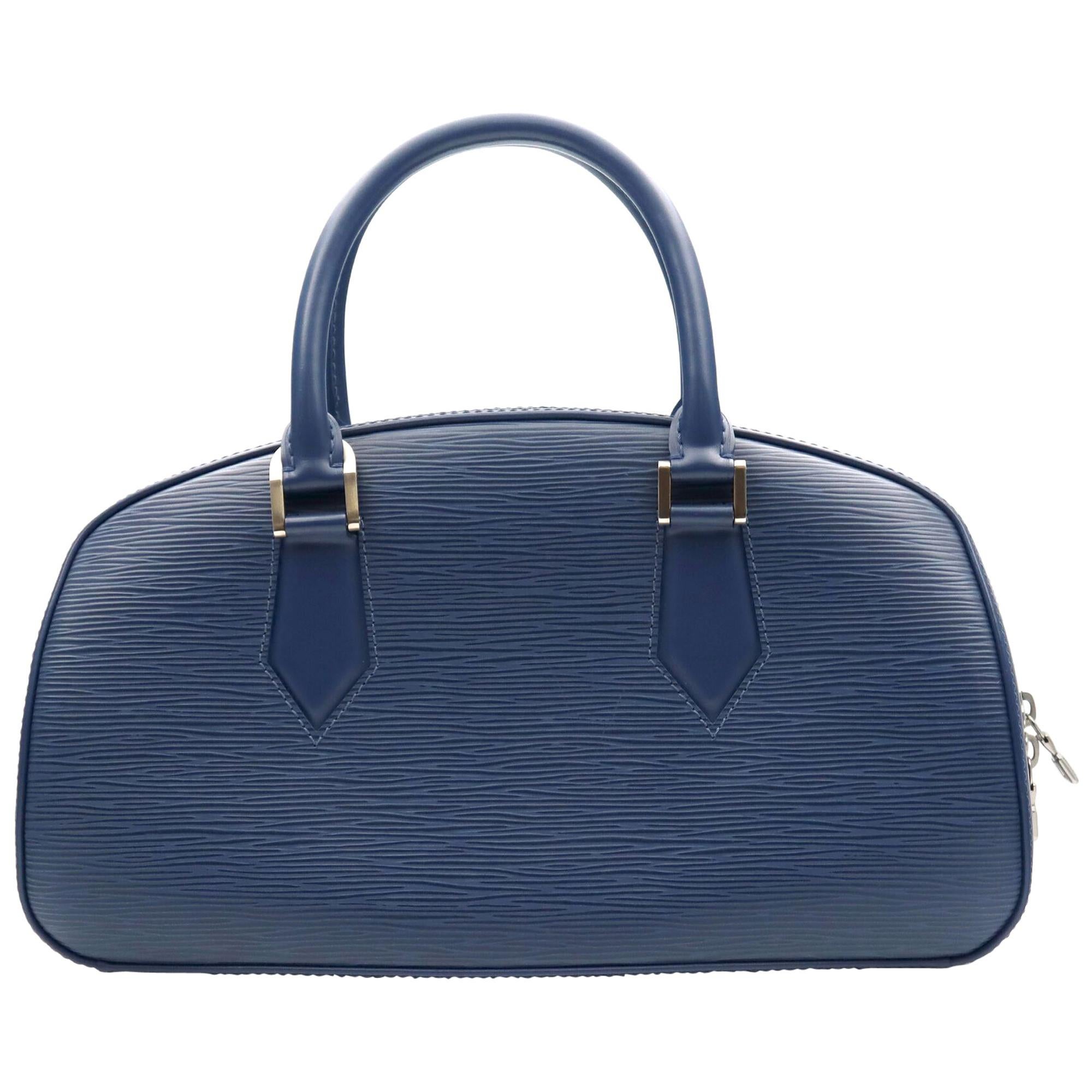 Louis Vuitton Jasmin Epi Blue Leather Hobo Ladies Bag 