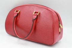 Louis Vuitton Jasmin handbag in red épi leather
