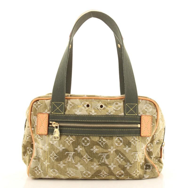Brown Louis Vuitton Jasmine Handbag Monogramouflage Denim