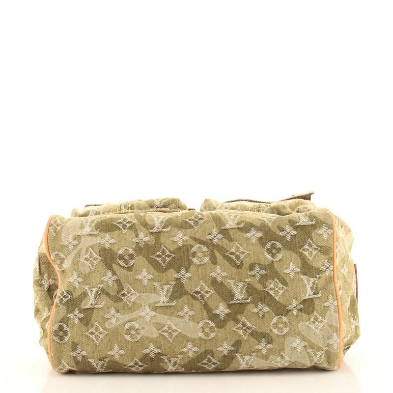 Louis Vuitton Jasmine Handbag Monogramouflage Denim In Good Condition In NY, NY