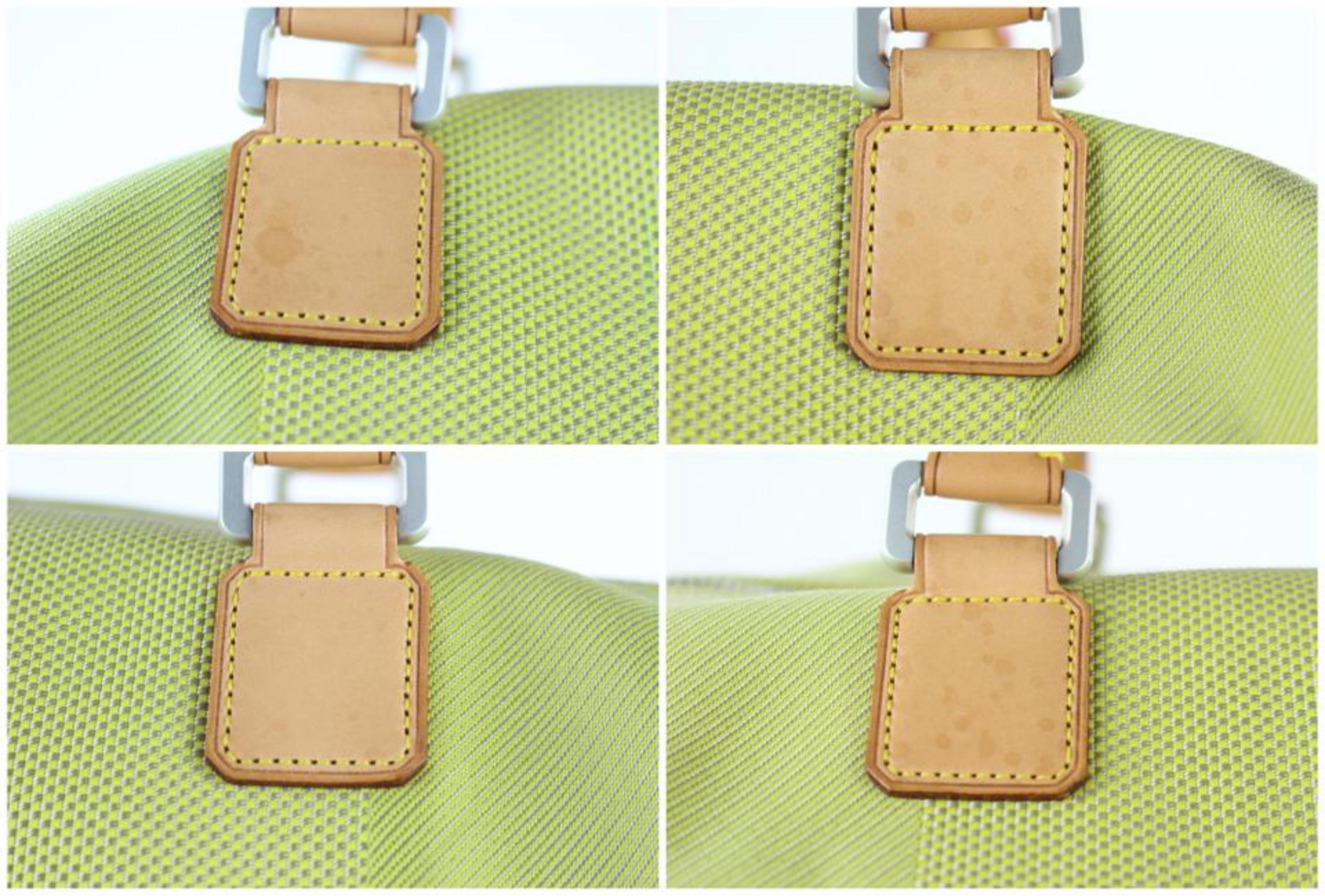Louis Vuitton Jaune Lv Cup Cube 2way Convertible 3le0109 Green Canvas Tote For Sale 4