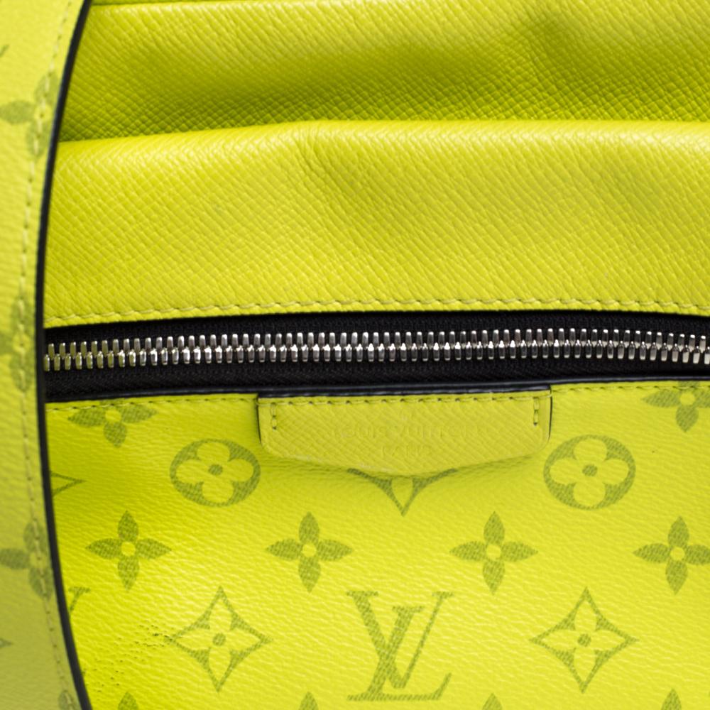 Louis Vuitton Jaune Monogram Eclipse Canvas and Tiaga Leather Messenger Bag 1