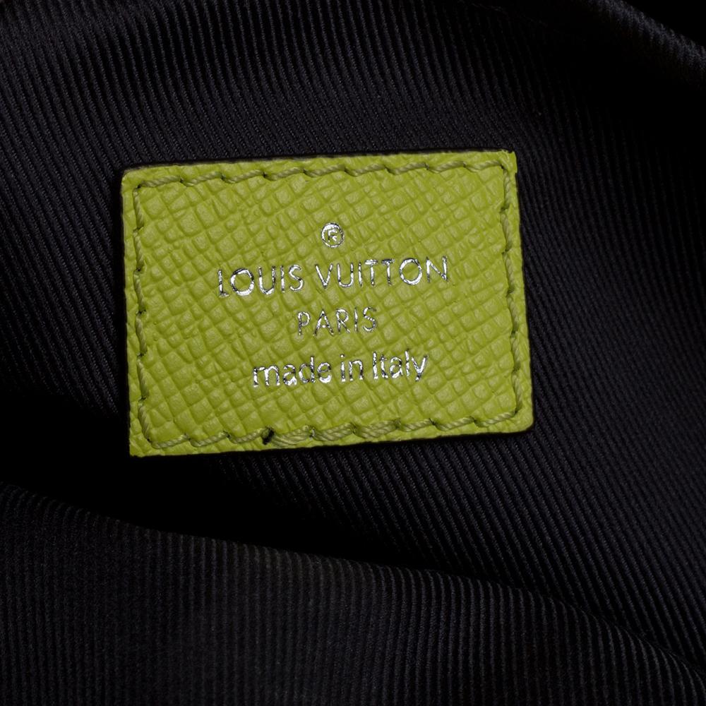 Louis Vuitton Jaune Monogram Eclipse Canvas and Tiaga Leather Messenger Bag 2