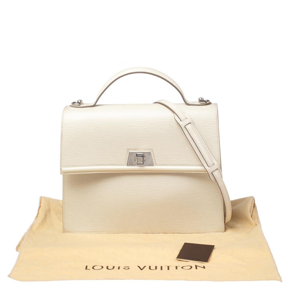 Louis Vuitton Jaune Pale Epi Leather Sevigne GM Bag 9