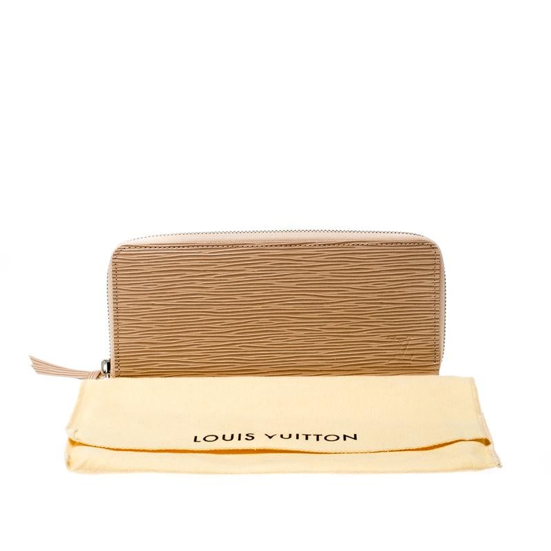 Louis Vuitton Jaune Pale Epi leather Zippy Wallet 6