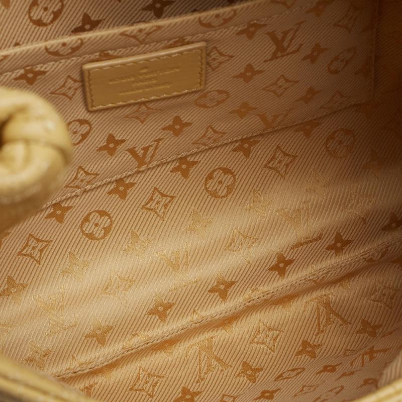 Louis Vuitton Jaune Pale Monogram Leather Limited Edition Altair Clutch 2