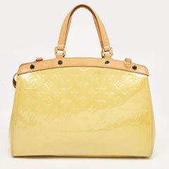 Louis Vuitton Jaune Passion Monogram Vernis Brea MM Sac
