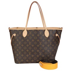 Louis Vuitton Jaune Safran Neverfull Bandouliere Inside Out MM