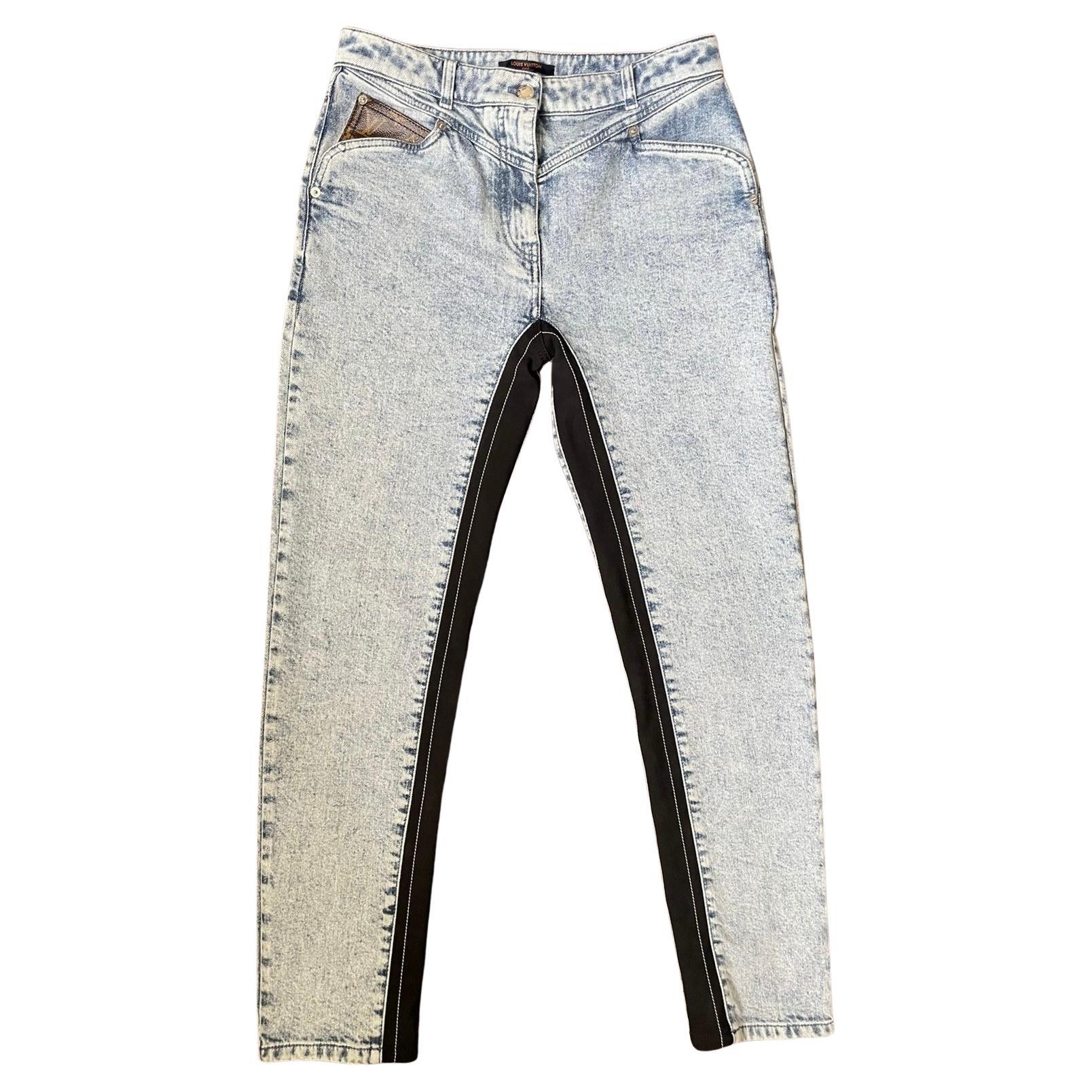 Louis Vuitton Jeans mit Logo auf der Rückseite Größe 36