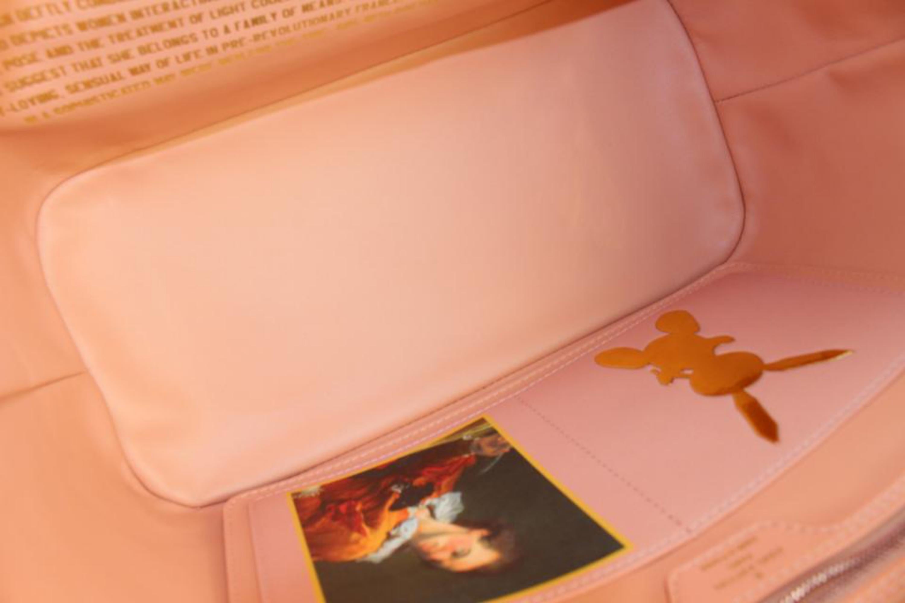 Louis Vuitton Jeff Koons Master Collection Fragonard Neverfull MM Tragetasche 54lk511s  im Angebot 6
