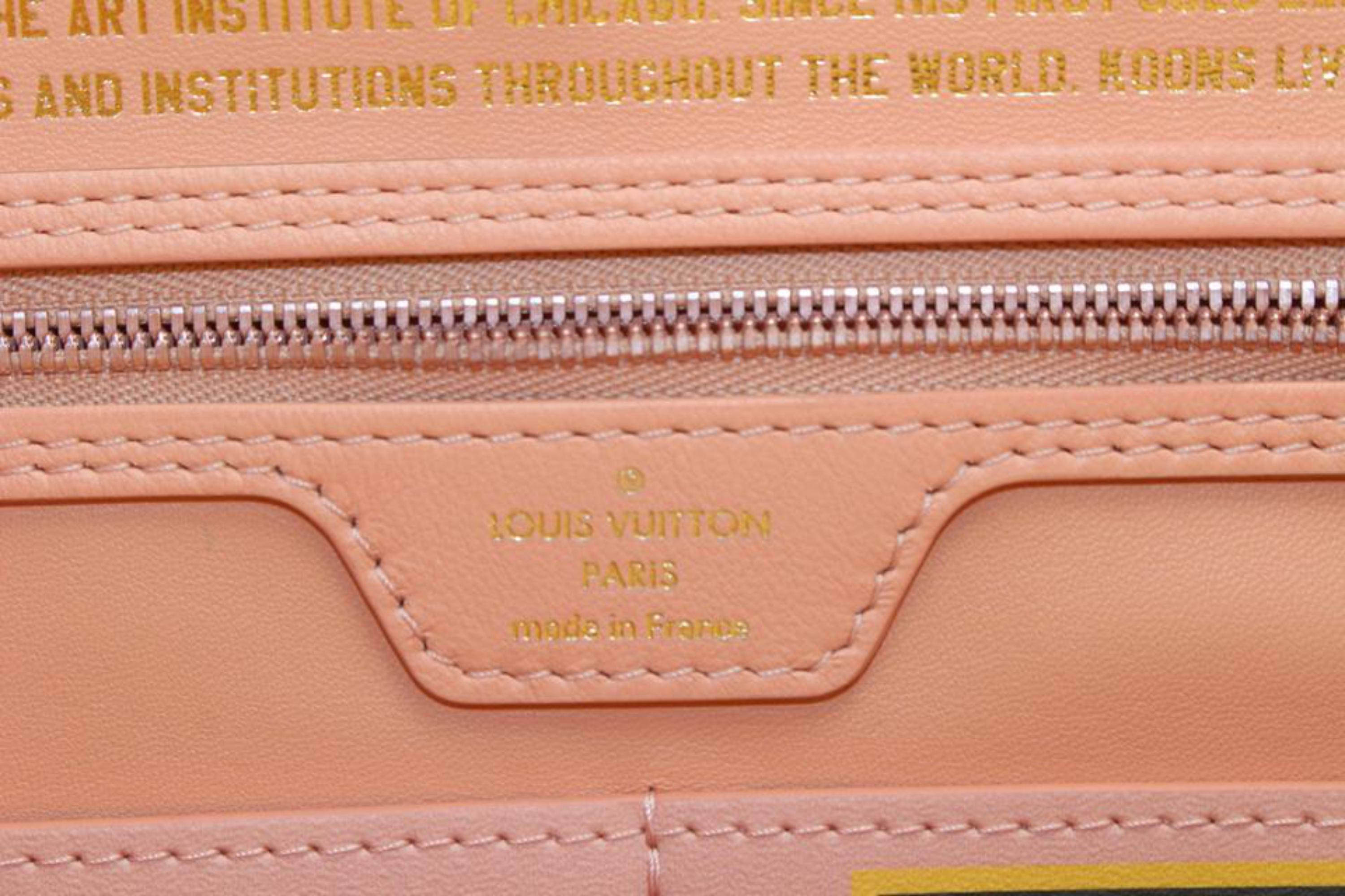 Louis Vuitton Jeff Koons Master Collection Fragonard Neverfull MM Tragetasche 54lk511s  im Angebot 4