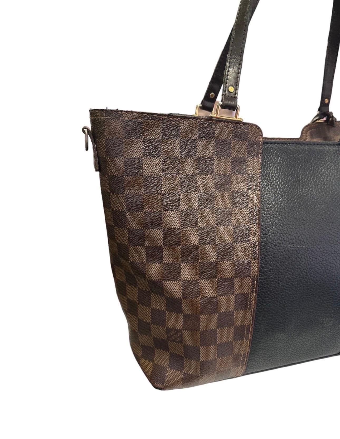 Louis Vuitton Jersey GM Damier Ebene Borsa a Spalla en vente 6