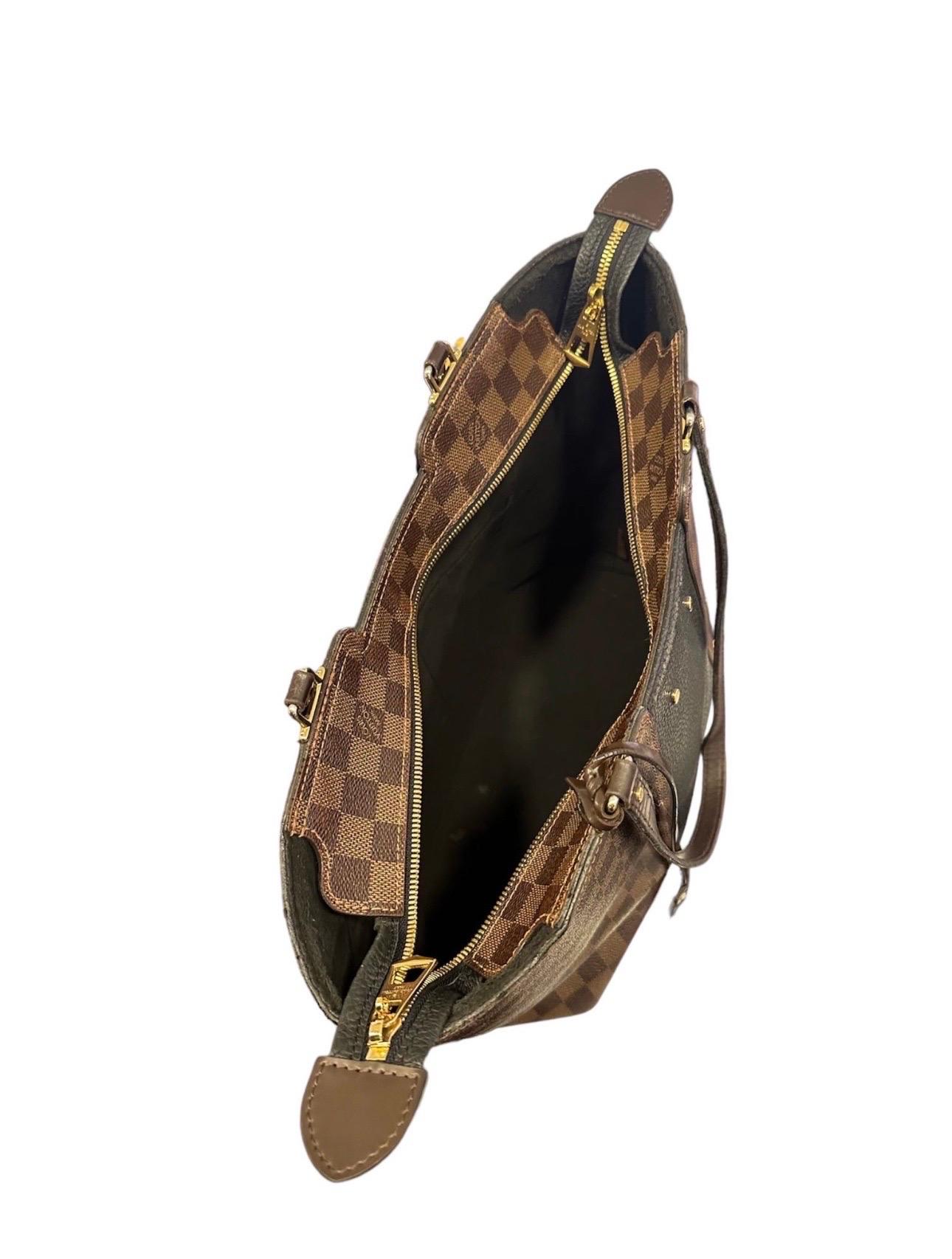 Louis Vuitton Jersey GM Damier Ebene Borsa a Spalla en vente 15