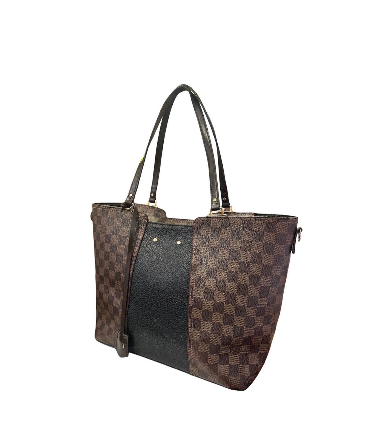 Black Louis Vuitton Jersey GM Damier Ebene Borsa a Spalla For Sale