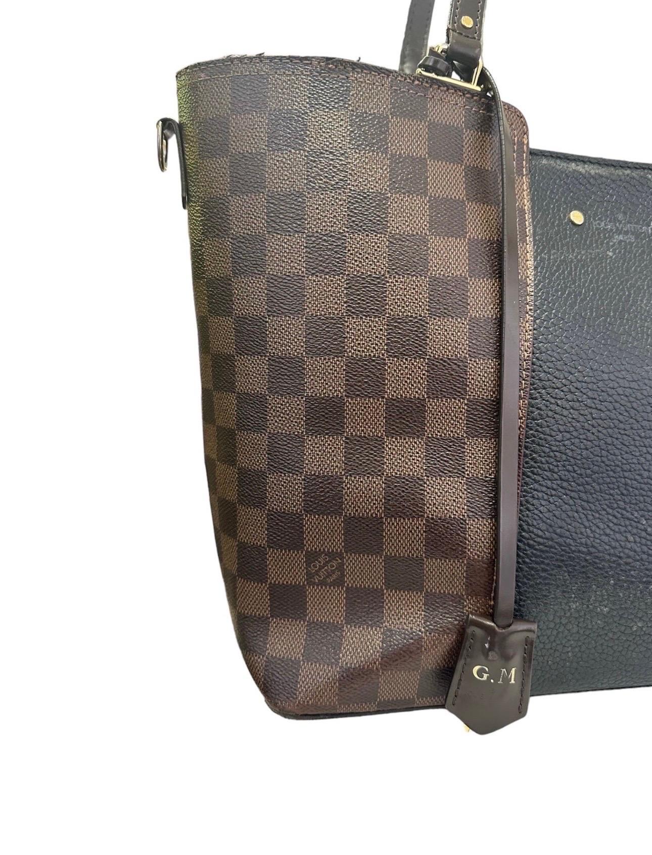 Louis Vuitton Jersey GM Damier Ebene Borsa a Spalla In Good Condition For Sale In Torre Del Greco, IT