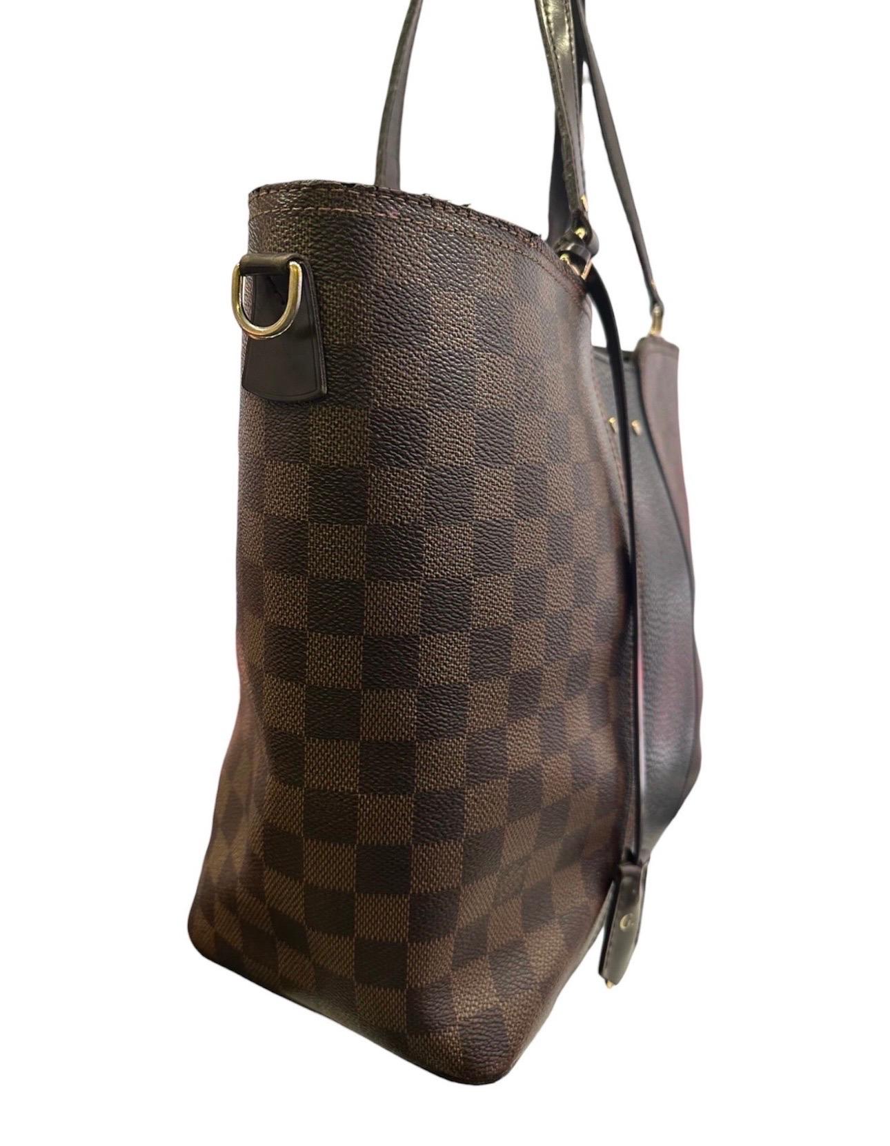 Louis Vuitton Jersey GM Damier Ebene Borsa a Spalla en vente 3