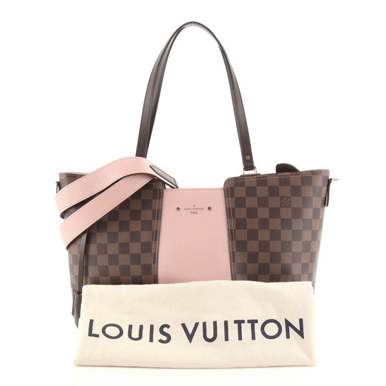 Louis Vuitton Jersey Handbag Damier with Leather at 1stDibs | lv jersey tote,  louis vuitton jersey tote, louis vuitton jersey bag