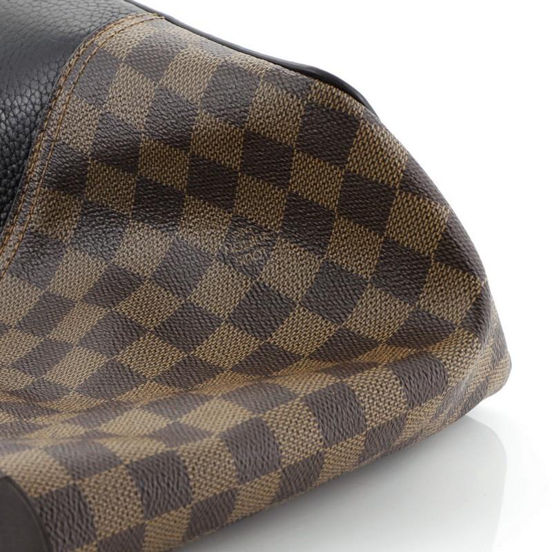 Women's Louis Vuitton Jersey Handbag Damier with Leather