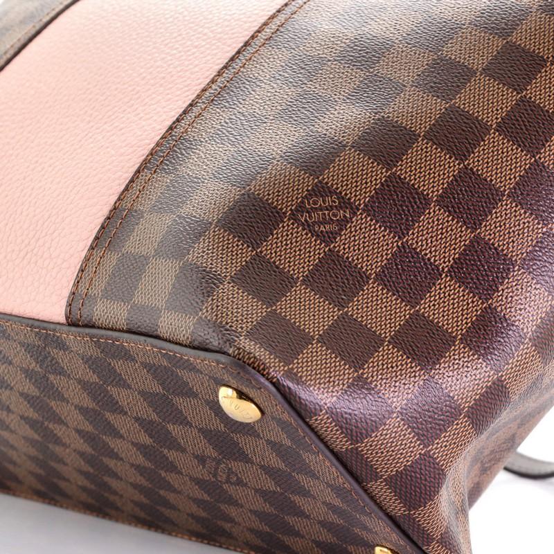 Women's or Men's Louis Vuitton Jersey Handbag Damier with Leather