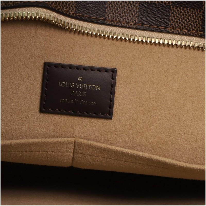 Louis Vuitton Jersey Handbag Damier with Leather 1