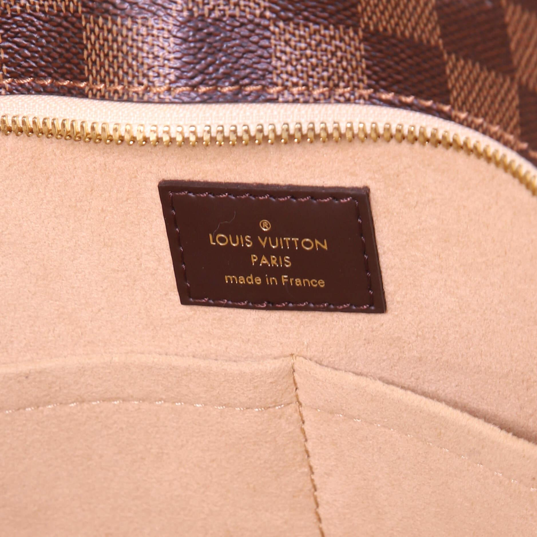 Louis Vuitton Jersey Handbag Damier with Leather 1