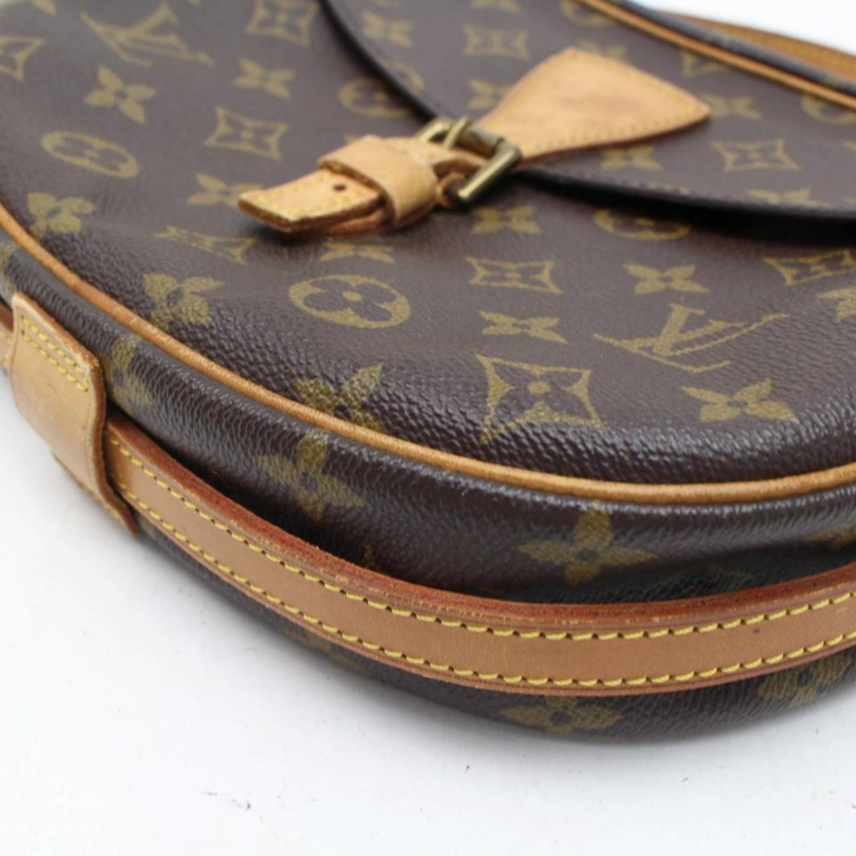 Women's Louis Vuitton Jeune Fille Monogram 869628 Brown Coated Canvas Cross Body Bag For Sale
