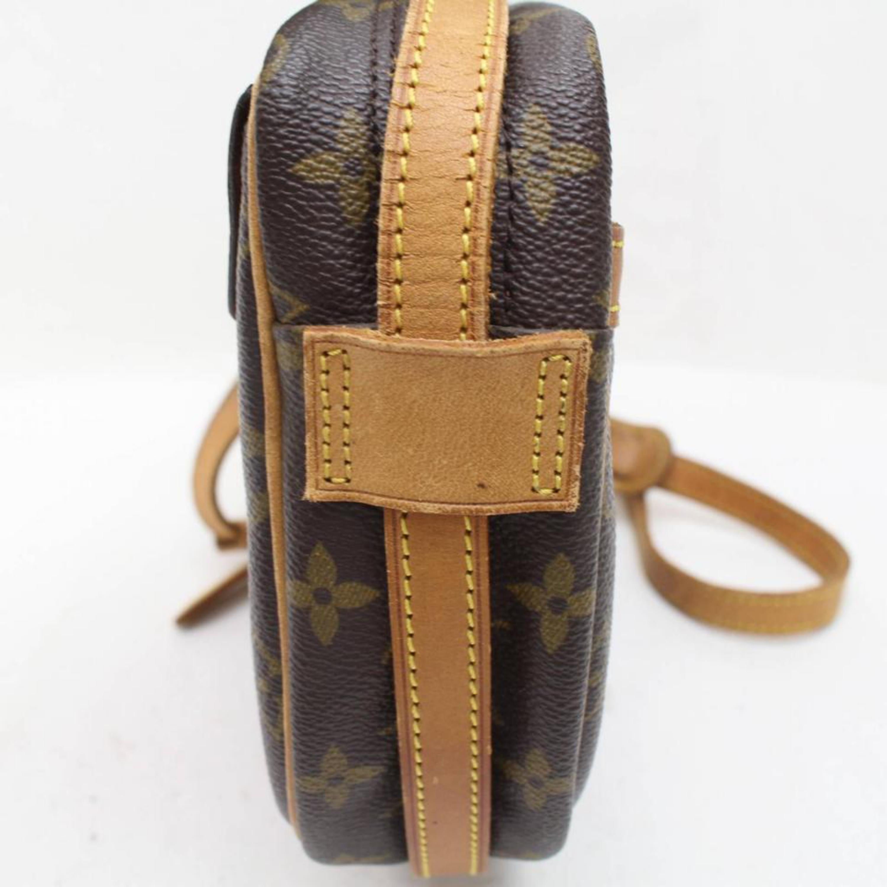 Louis Vuitton Jeune Fille Monogram 869628 Brown Coated Canvas Cross Body Bag For Sale 1