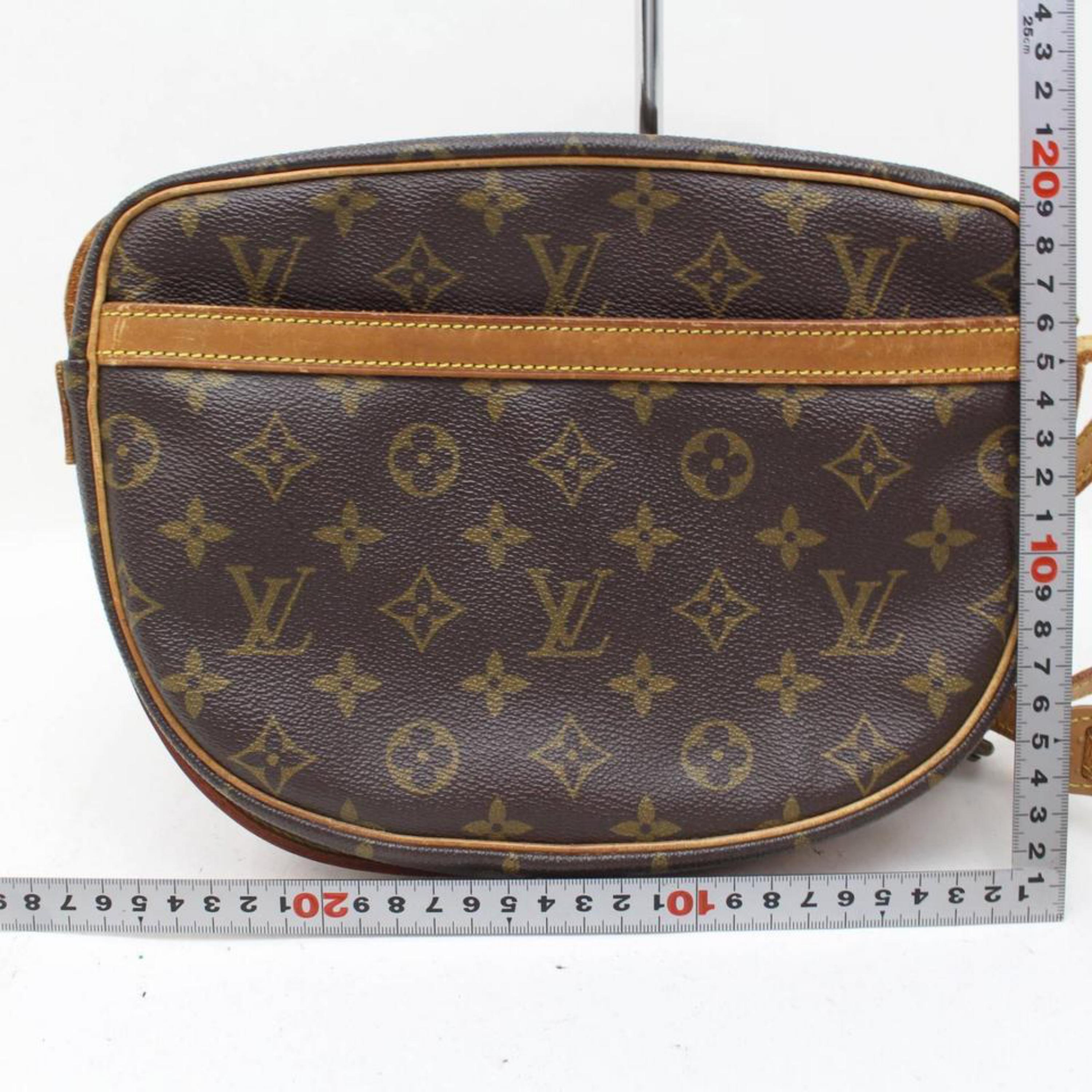 Louis Vuitton Jeune Fille Monogram 869628 Brown Coated Canvas Cross Body Bag For Sale 2