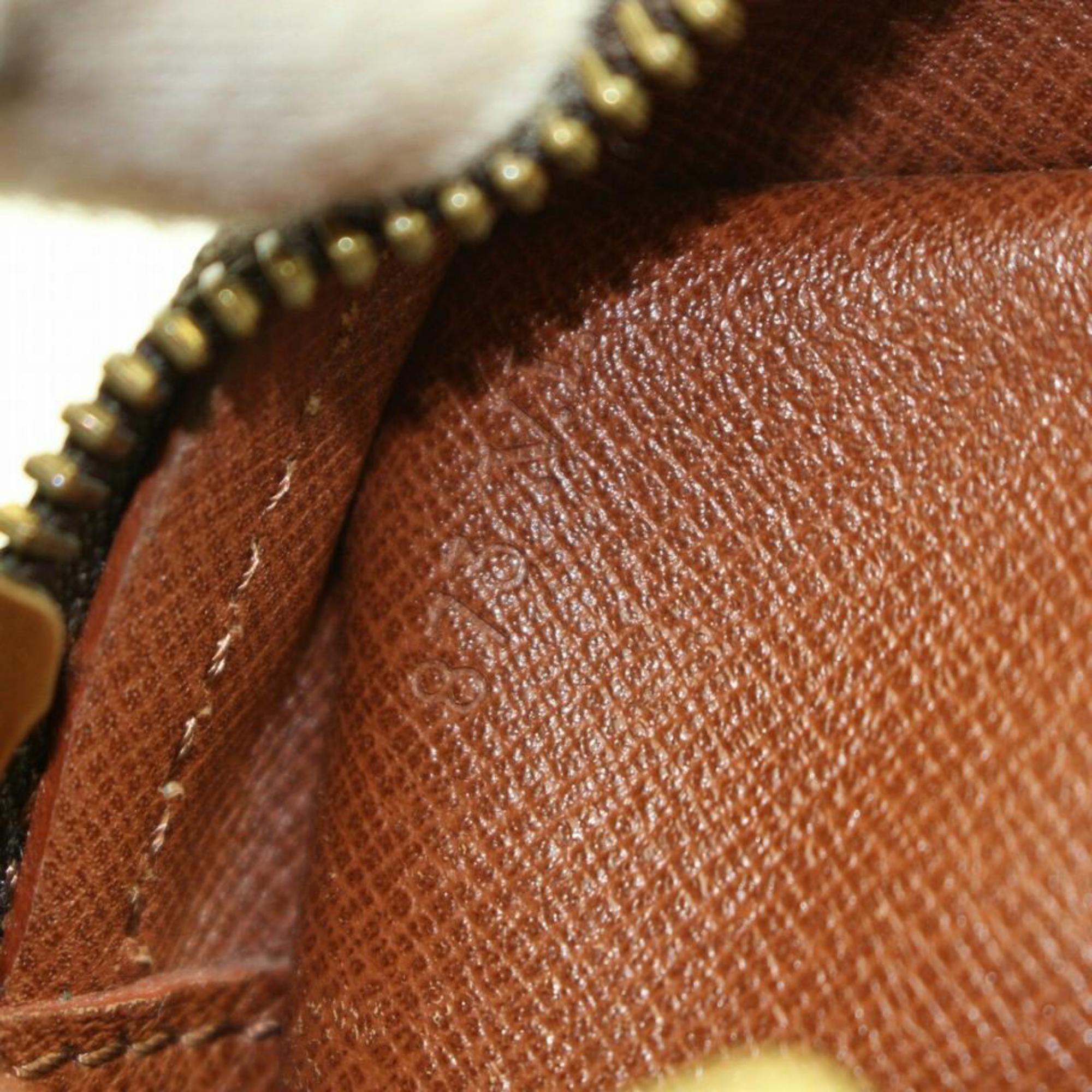 Louis Vuitton Jeune Fille Monogram 870075 Brown Coated Canvas Cross Body Bag 5