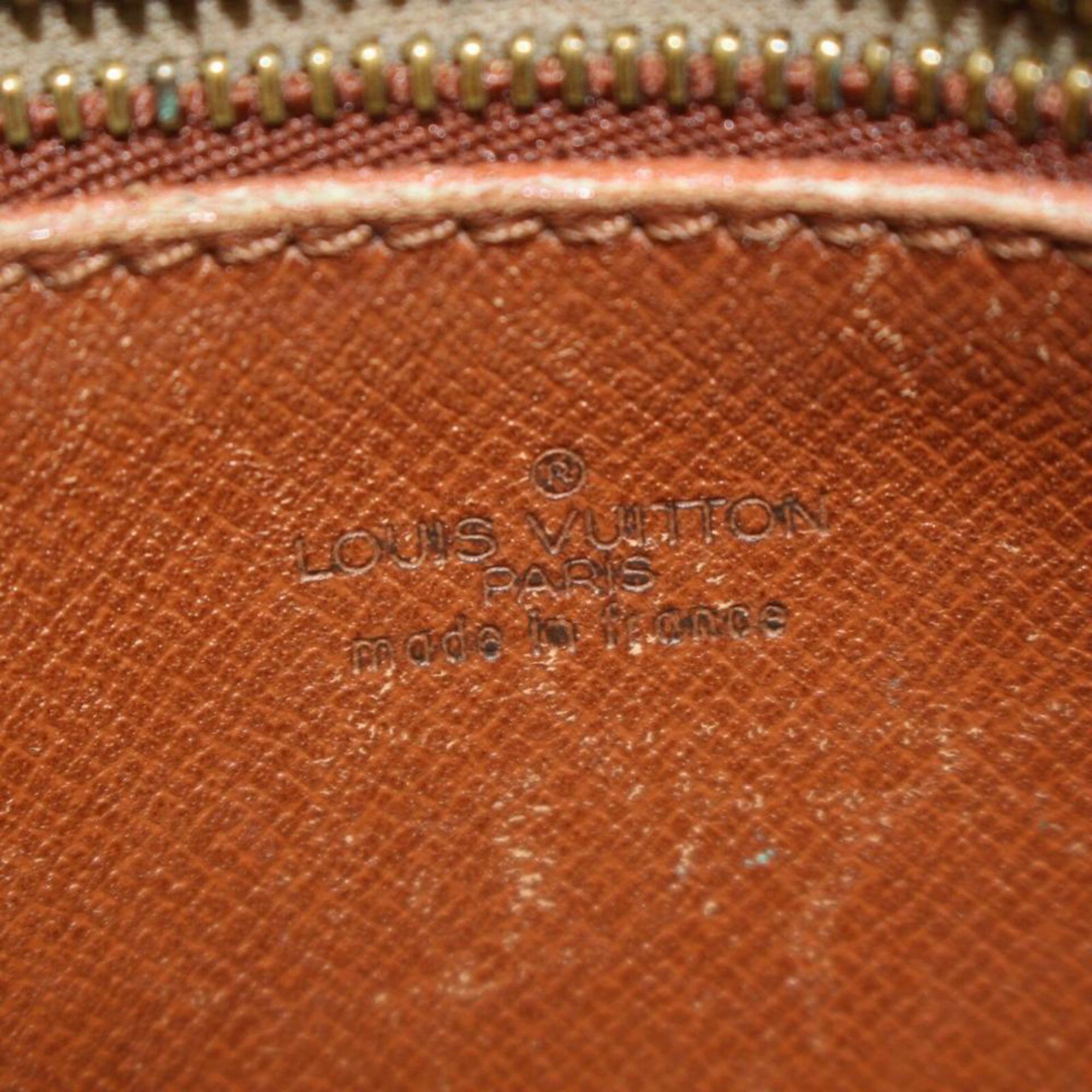 Louis Vuitton Jeune Fille Monogram 870075 Brown Coated Canvas Cross Body Bag 6