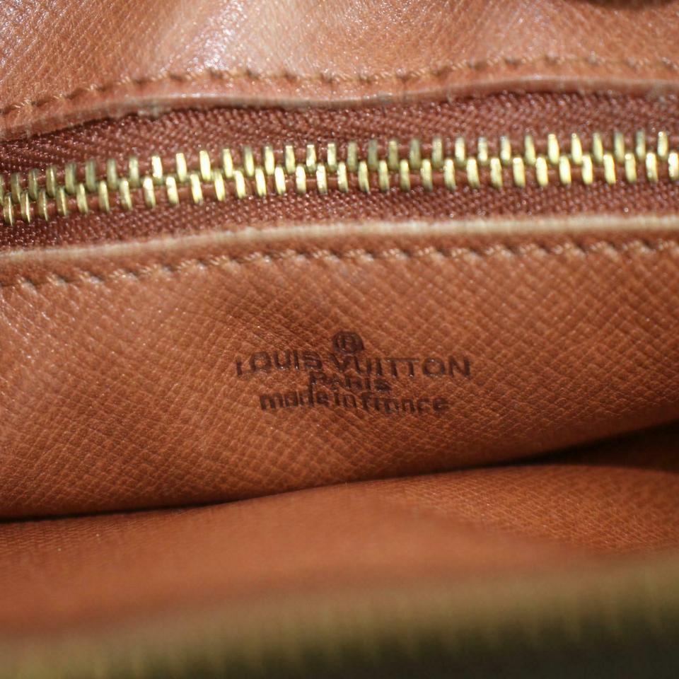 Louis Vuitton Jeune fille Monogram 871418 Brown Coated Canvas Cross Body Bag In Good Condition In Dix hills, NY