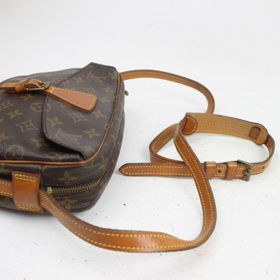 Women's Louis Vuitton Jeune fille Monogram 871418 Brown Coated Canvas Cross Body Bag