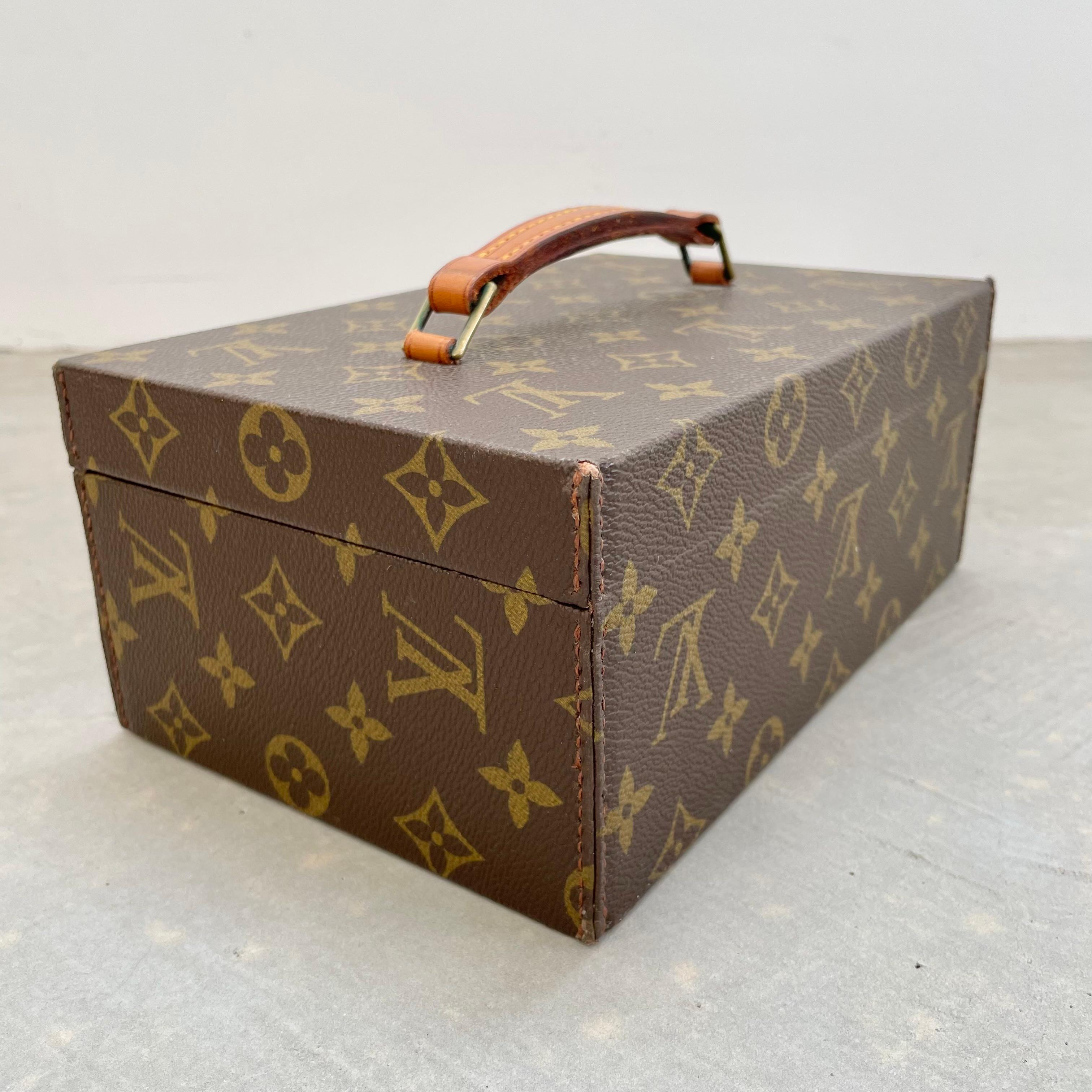 Brass Louis Vuitton Jewelry Box, 1940s France