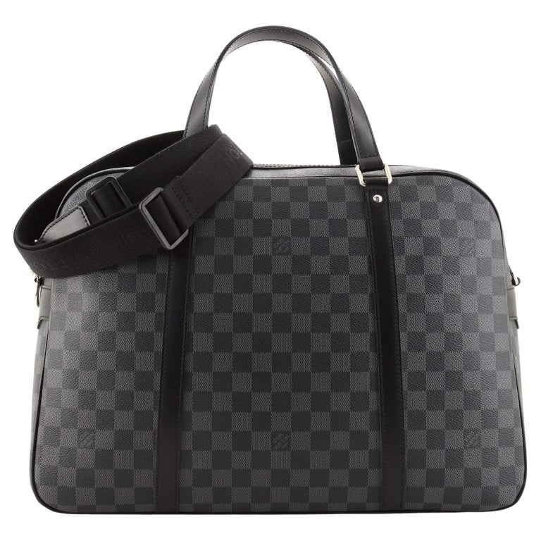Louis Vuitton Jorn Briefcase Damier Graphite For Sale at 1stDibs