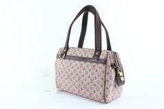 Louis Vuitton Josephine Bordeaux Monogam Mini Lin 228778 Burgundy Canvas Satchel